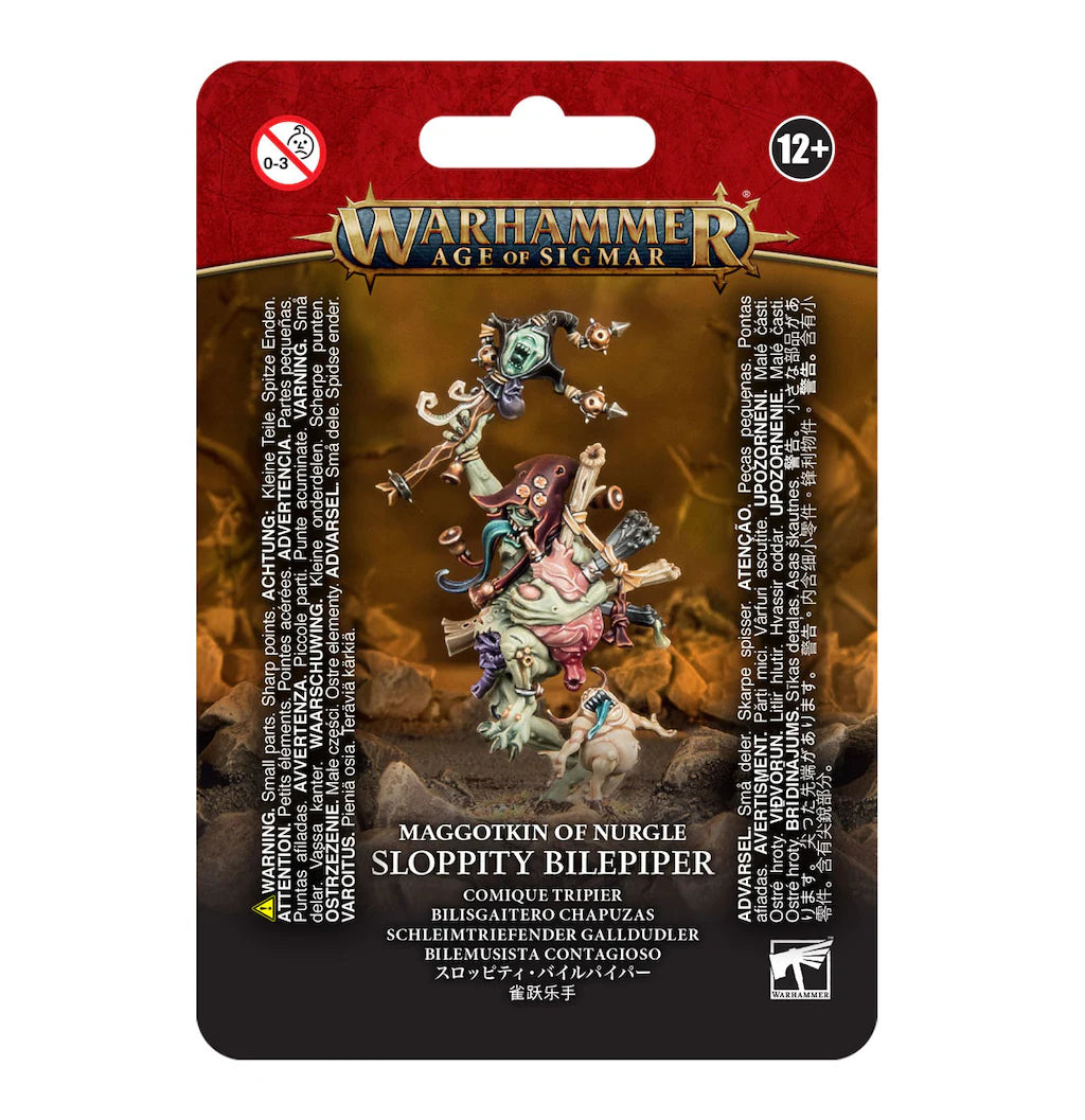 MAGGOTKIN OF NURGLE: SLOPPITY BILEPIPER マゴットキン・オヴ・ナーグル: スロッピティ・バイルパイパー