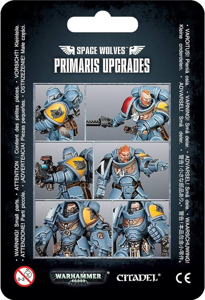 SPACE WOLVES: PRIMARIS UPGRADES スペースウルフ: プライマリス・ アップグレード