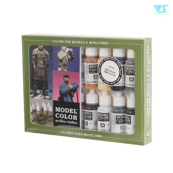 70107 第二次世界大戦ドイツ軍カラーセット (16色)