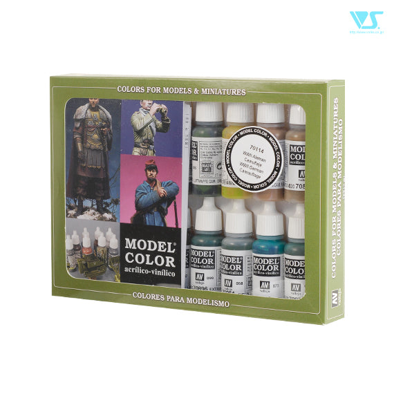 70114 第二次世界大戦ドイツ軍迷彩カラーセット(16色)