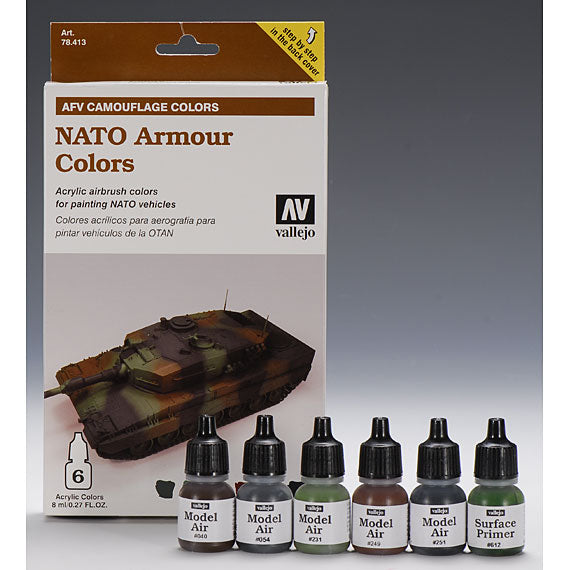 78413 NATO 陸軍迷彩色セット (6色)