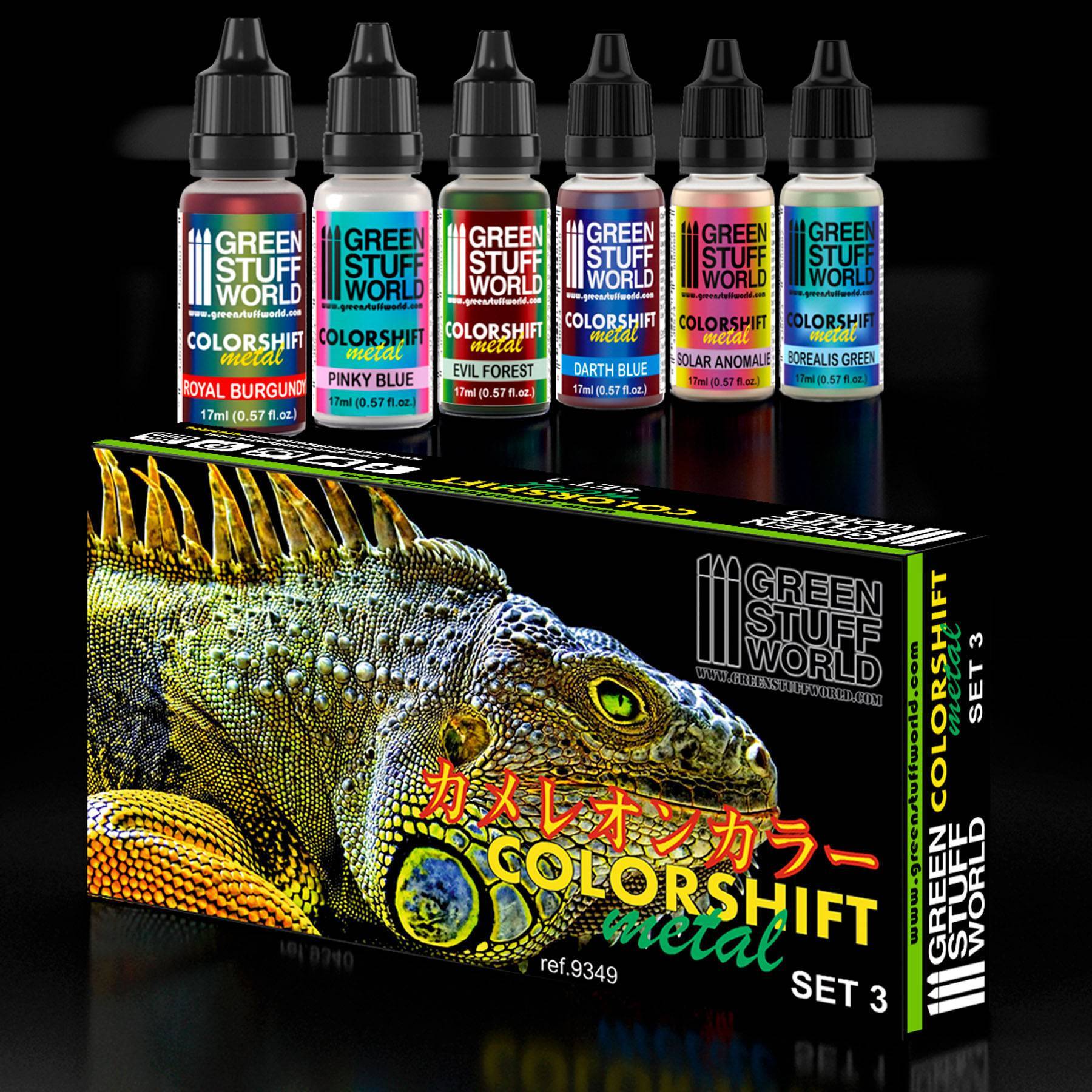 カメレオンカラーセット3(各17ml6色セット)