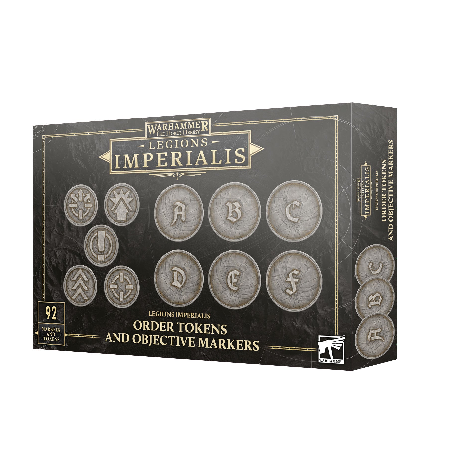 レギオンズ・インペリアリス:命令トークン&作戦目標マーカー
L/I: ORDER TOKENS AND OBJECTIVES MARKERS