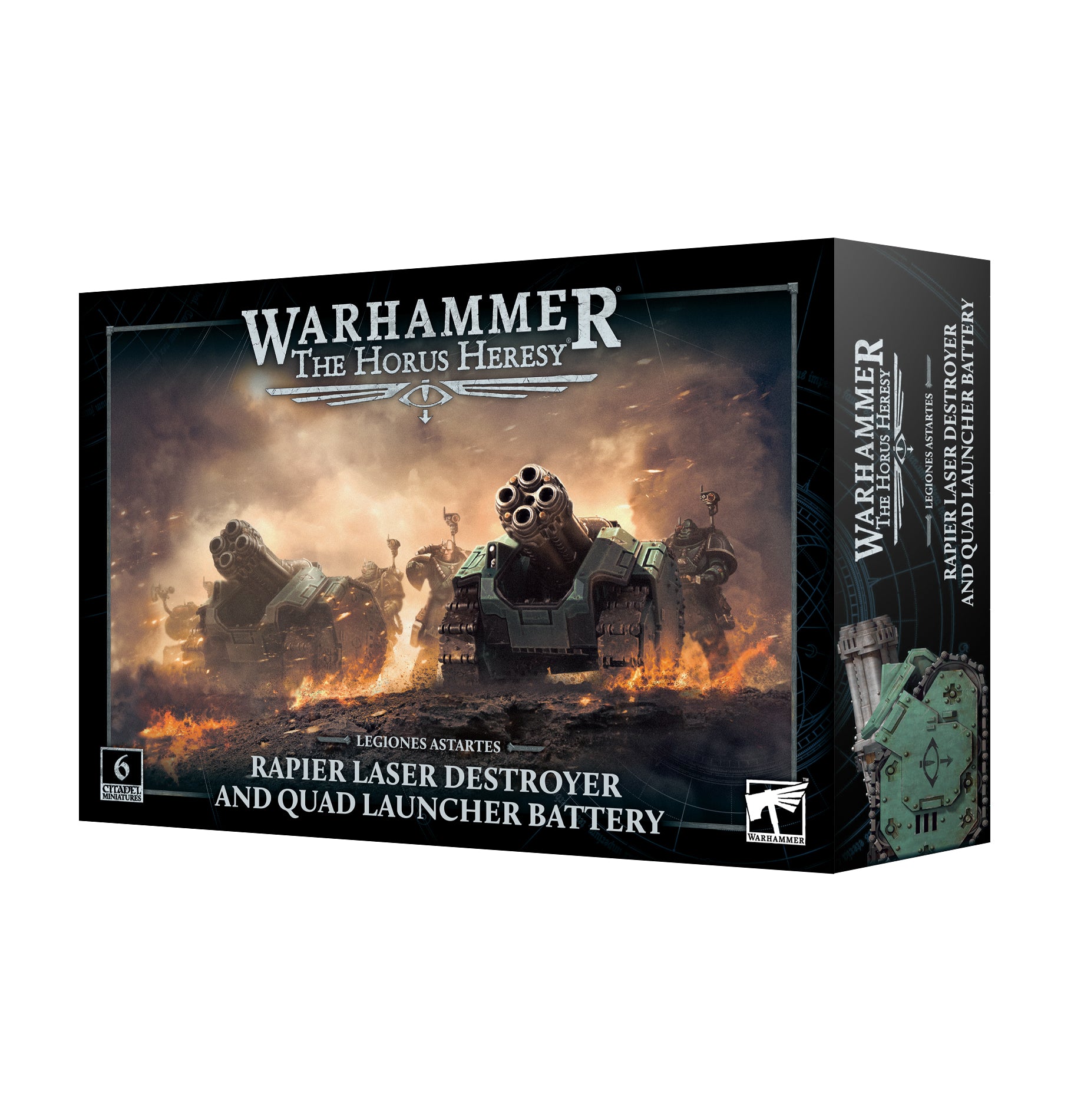 ホルス・ヘレシー:レイピア・レーザーデストロイヤー&クアッド・ランチャーバッテリー
HORUS HERESY: RAPIER LASER DESTROYER
