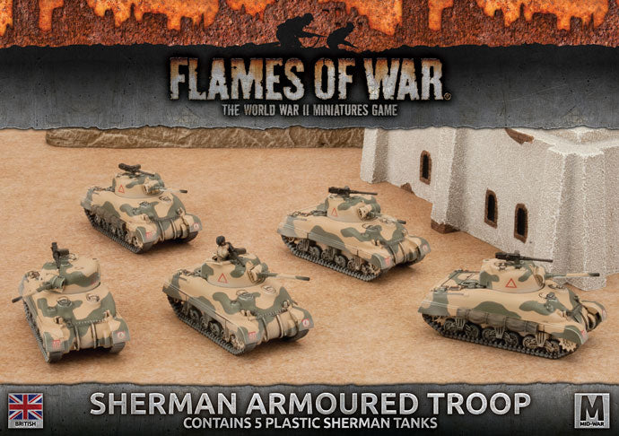 bbx60 Sherman Armoured Troop (x5 Plastic)