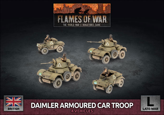 bbx61 Daimler Armoured Car Troop (Plastic)