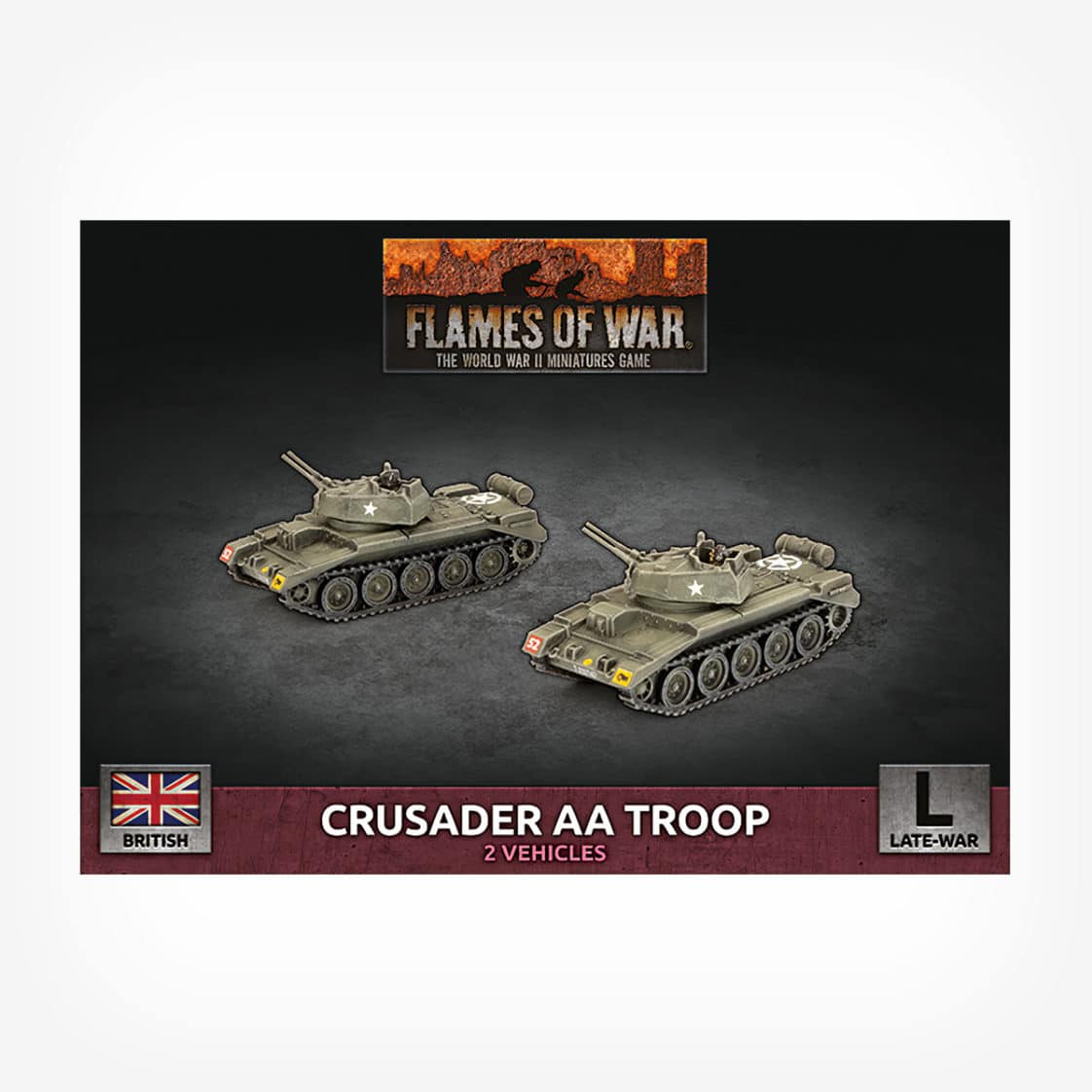 bbx59 Crusader Armoured AA Platoon (x2 Plastic)