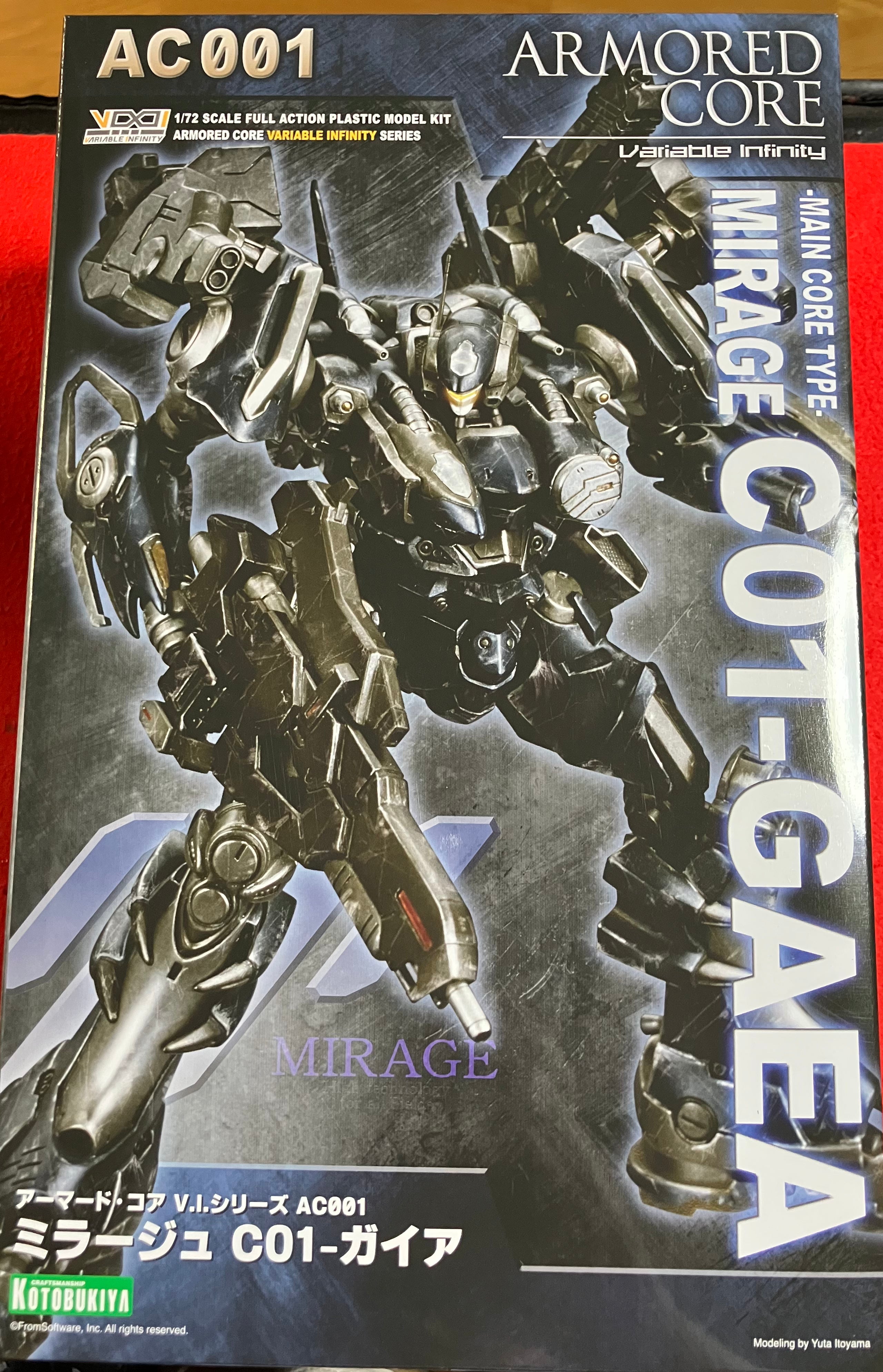 Amazon.com: Kotobukiya Armored Core Mirage C01-GAEA 1/72