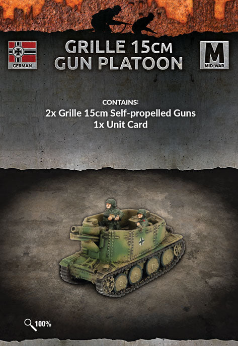 ge142 Grille 15cm Gun Platoon (Mid War x2 Tanks)