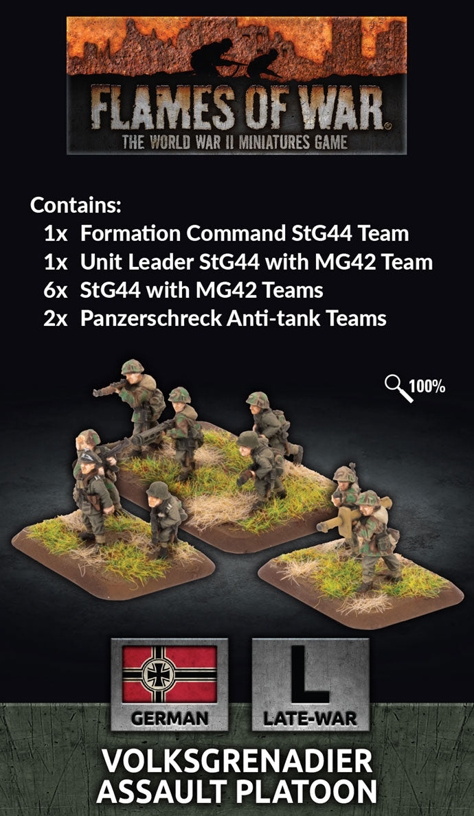 ge846 Volksgrenadier Assault Platoon (41x Figs Plastic)