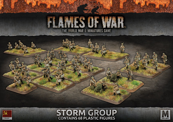 sbx52 Storm Group (Mid War 65 Figures Plastic)