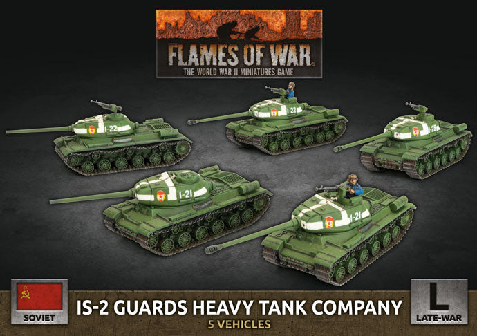 sbx62 IS-2 Guards Heavy Tank Company (x5 Plastic)