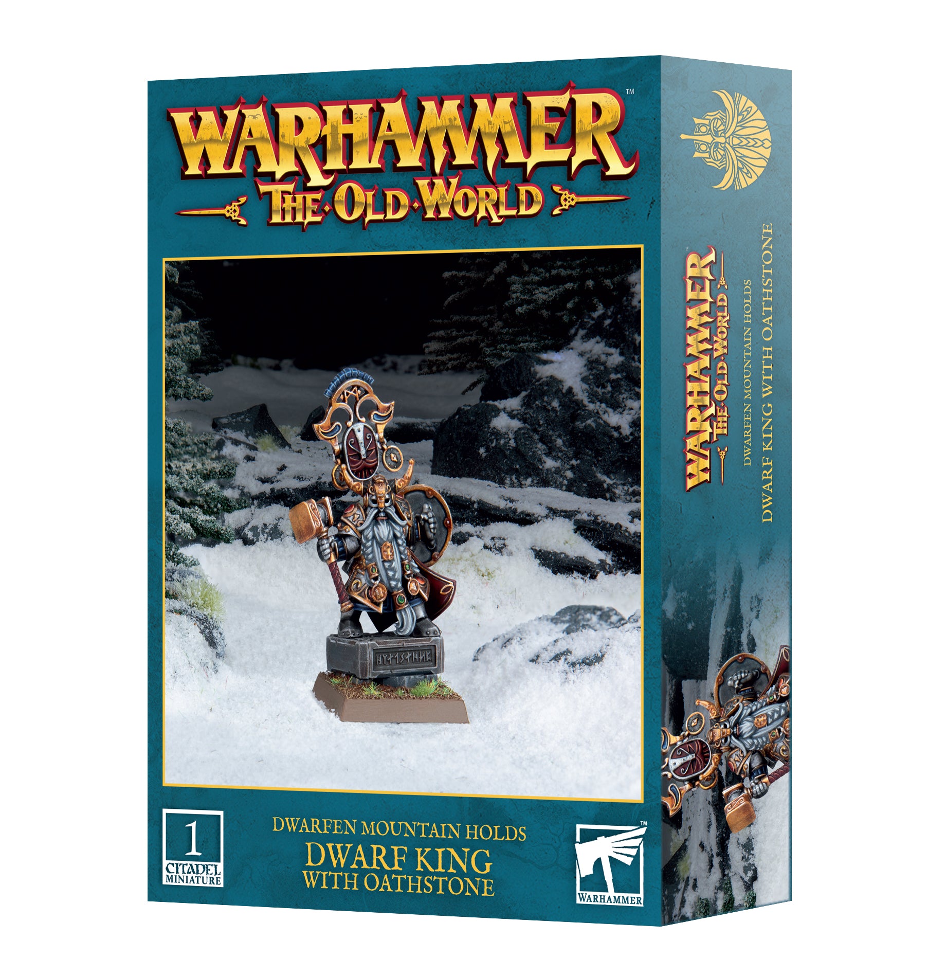 ドワーフェン・マウンテンホールド:ドワーフ・キングとオースストーン DWARFEN HOLDS: DWARF KING WITH OATHSTONE