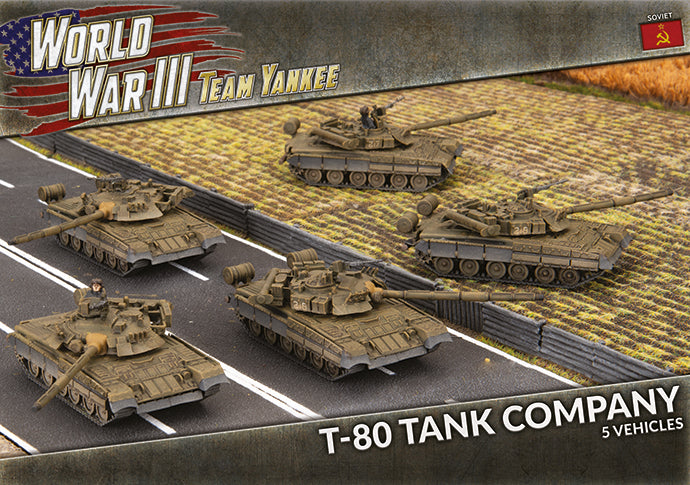 tsbx21 T-80 Tank Company (x5 Plastic)