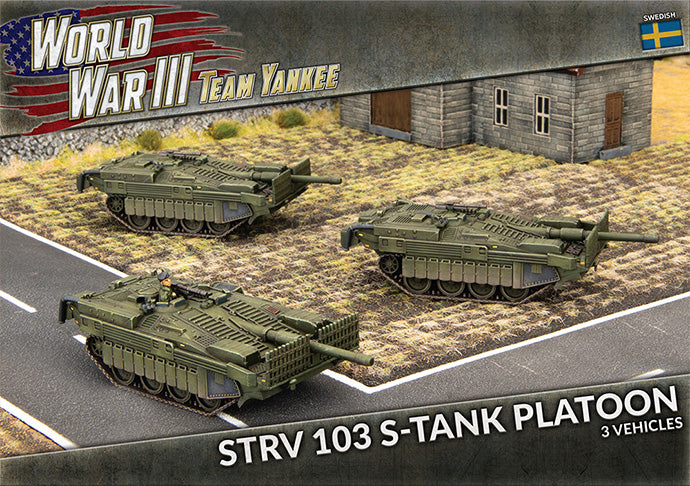 tswbx01 Strv 103 S-tank Platoon (x3 Plastic)