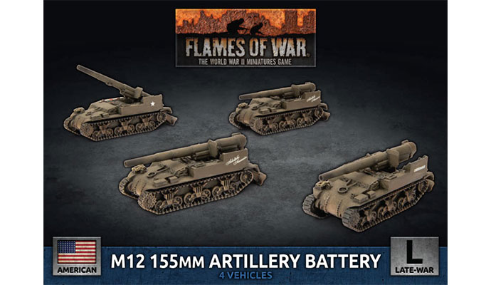 ubx84 M12 155mm Artillery Battery (x4)