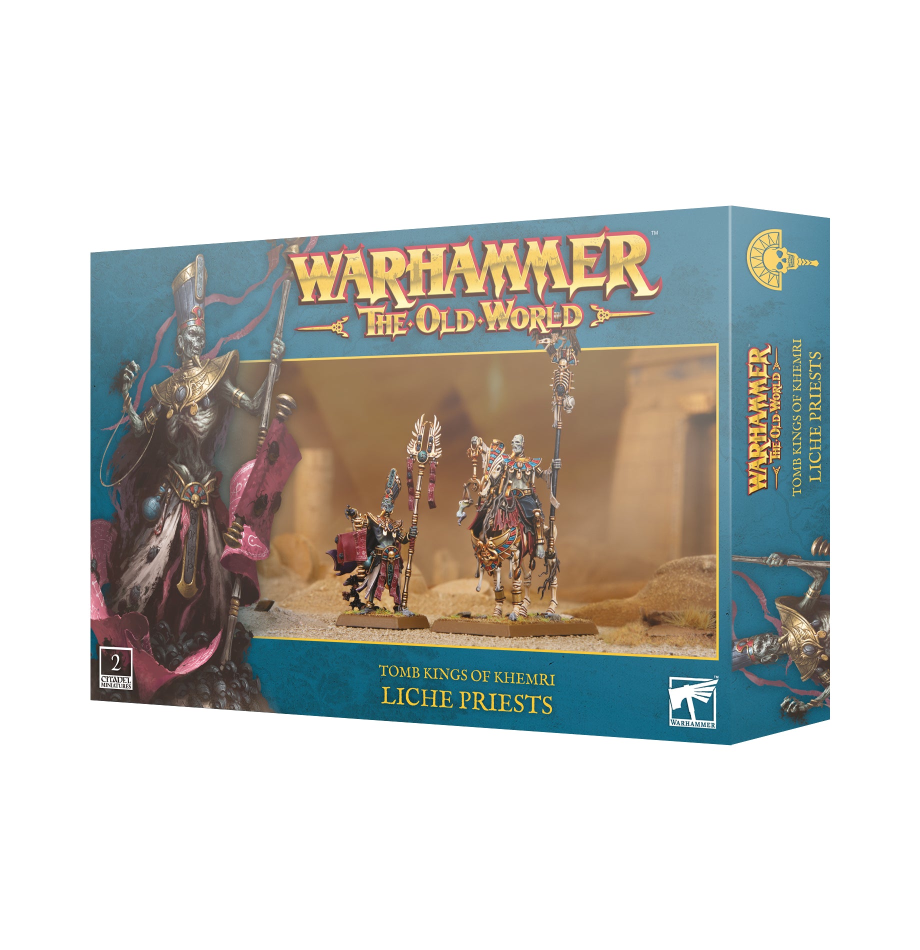 トゥームキング・オヴ・クェムリ:リッチプリースト
TOMB KINGS OF KHEMRI: LICHE PRIESTS