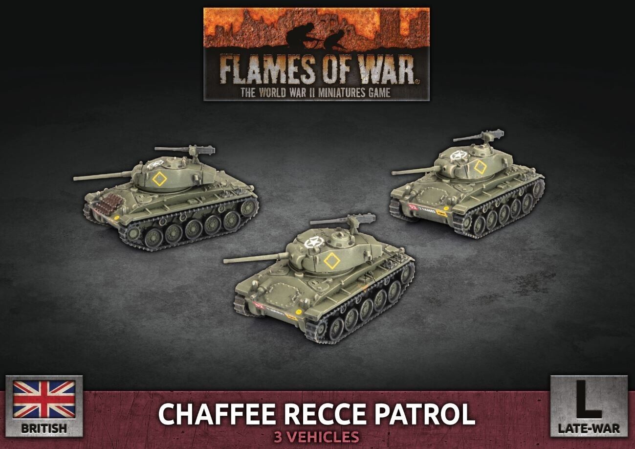 bbx75 Chaffee Recce Patrol (3x Plastic)