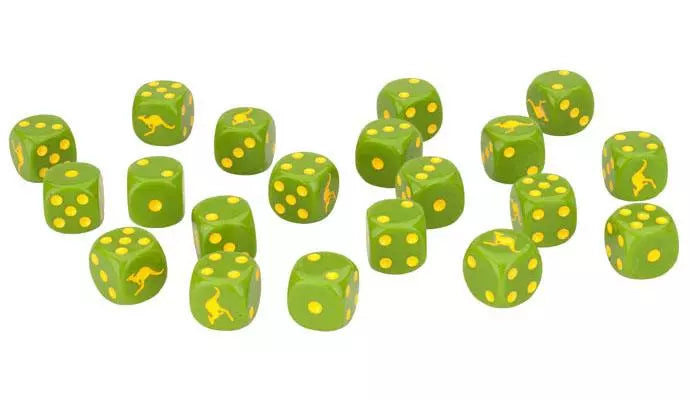 tau900 Australian Dice Set