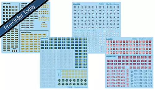 tna950 Nordic Forces Decals (x4)