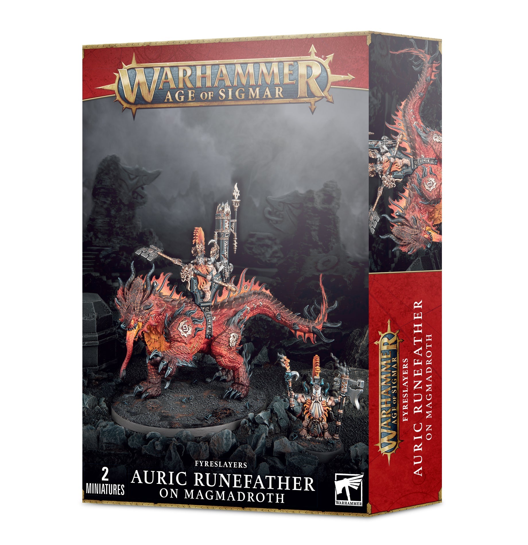 FYRESLAYERS: AURIC RUNEFATHER ON MAGMADROTH ファイアスレイヤー:オーリック・ルーンファーザー(マグマドロス騎乗)