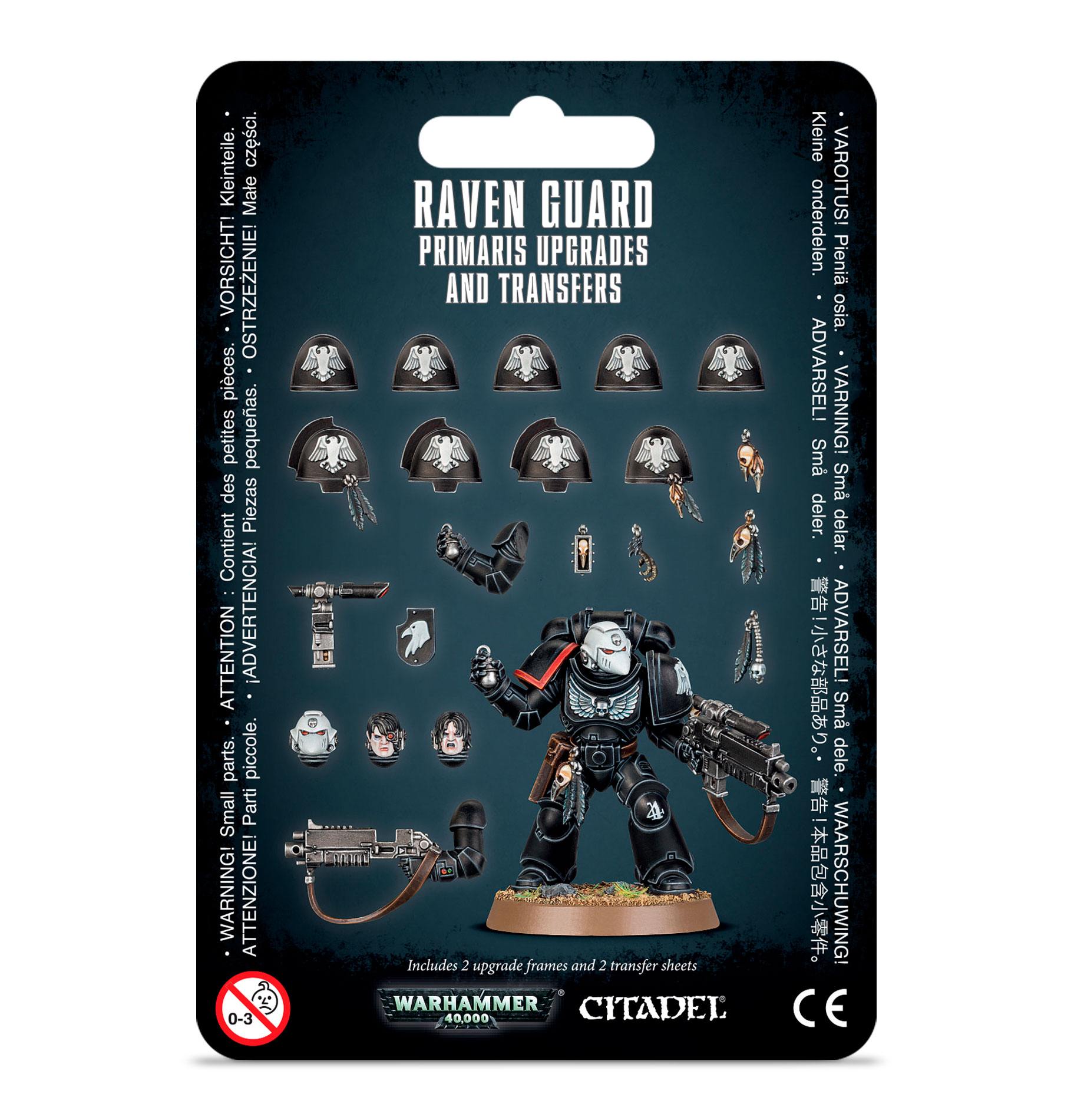RAVEN GUARD PRIMARIS UPGRADES & TRANSFRS レイヴンガード プライマリス・ アップグレード&デカールシート