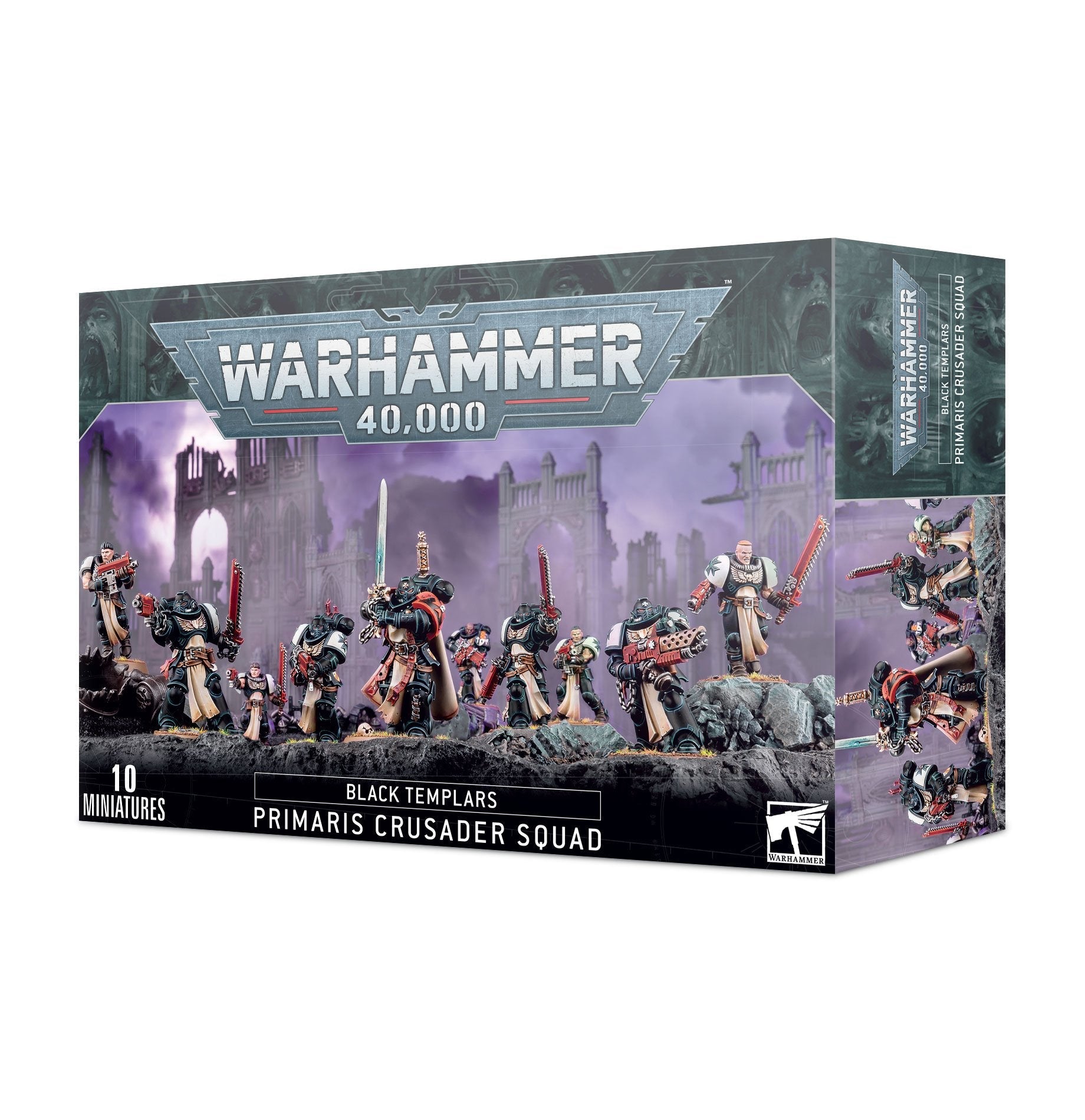 BLACK TEMPLARS: PRIMARIS CRUSADER SQUAD ブラックテンプラー:プライマリス・クルセイダー・スカッド