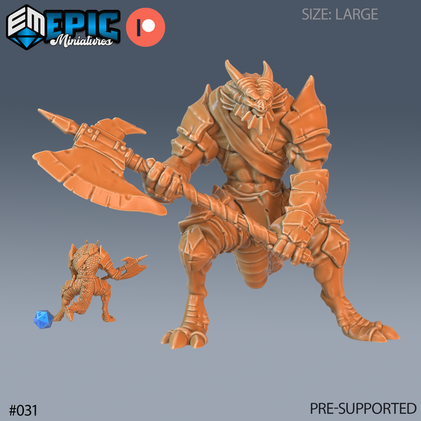 Dragonborn Warrior Axe (Large)