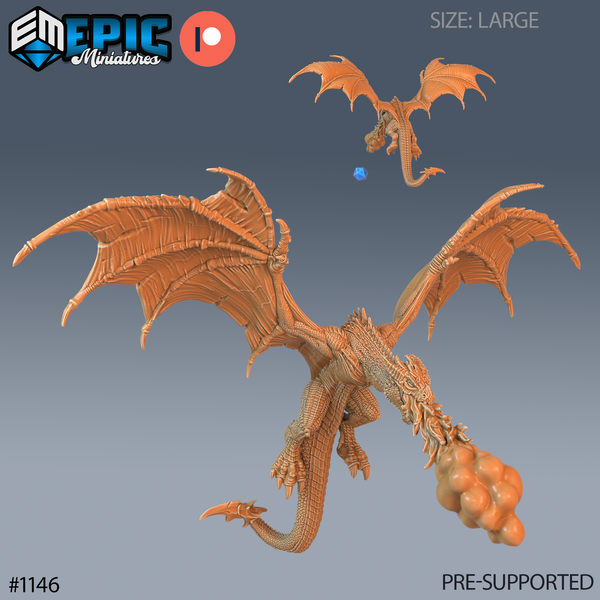 Draconic Wyvern Fire Breath (Large)