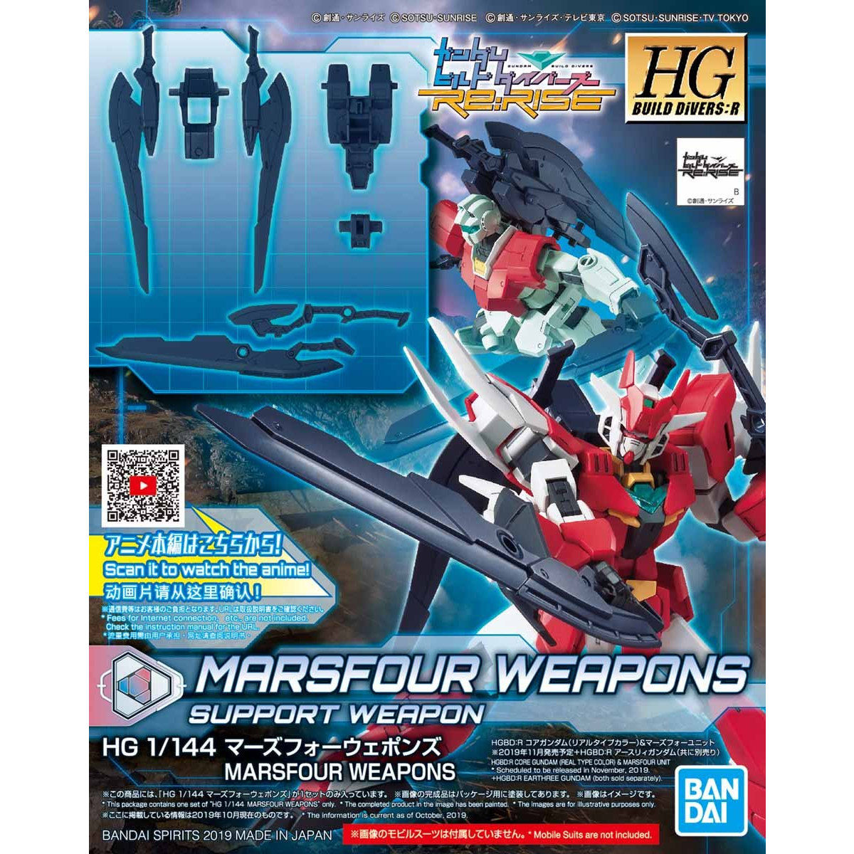 1/144HG マーズフォーウェポンズ