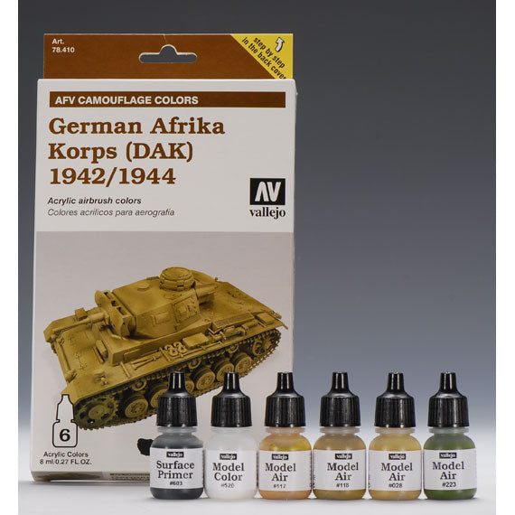 78410 ドイツ・アフリカ軍団セット1942~44用 (6色)