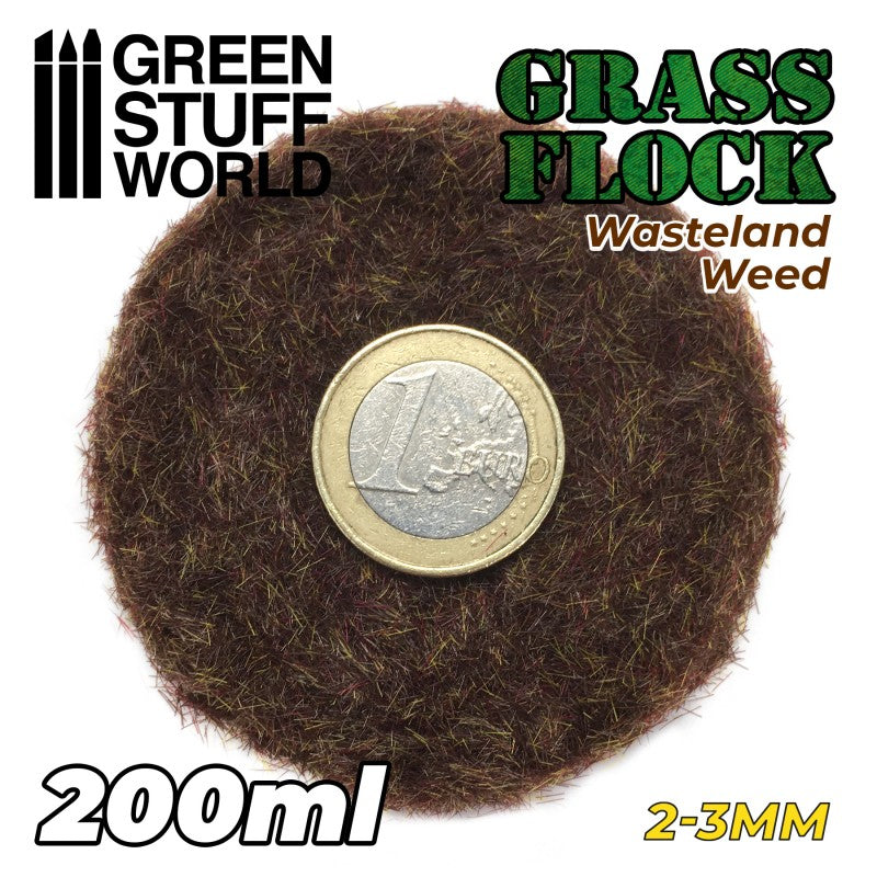 スタティックグラス2-3mm 荒れ地の雑草(200ml)