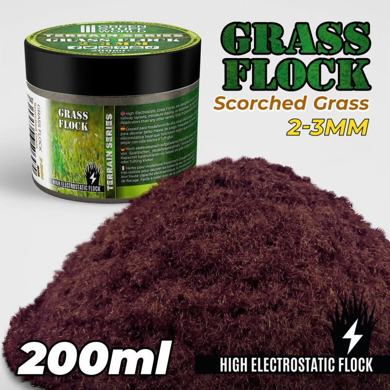 スタティックグラス2-3mm 濃茶の枯草(200ml)