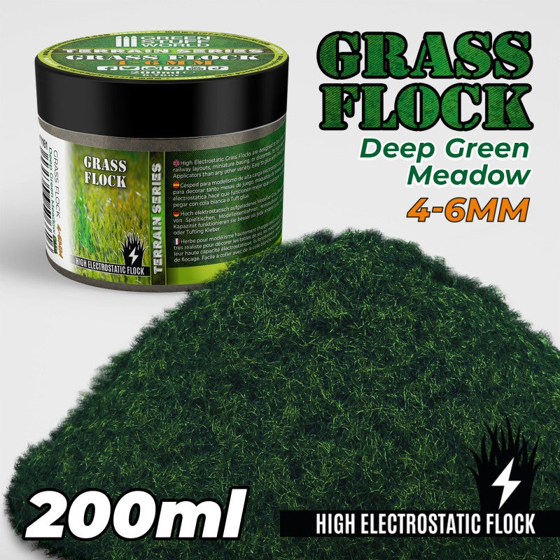 スタティックグラス4-6mm 濃緑の牧草(200ml)