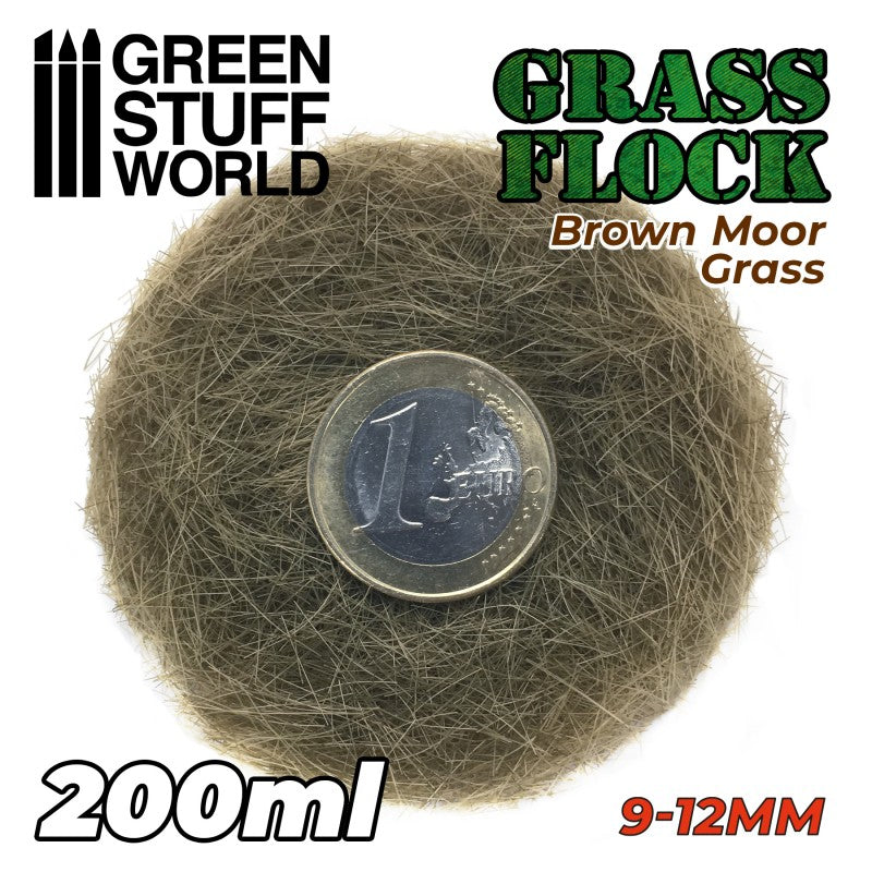 スタティックグラス9-12mm 茶褐色の枯平原(200ml)