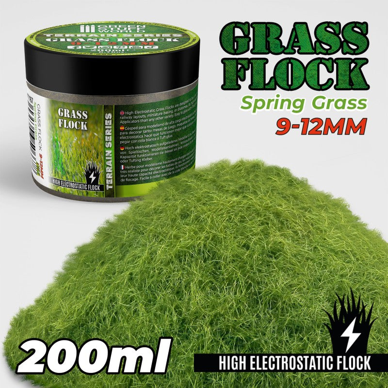 スタティックグラス9-12mm 春の草(200ml)