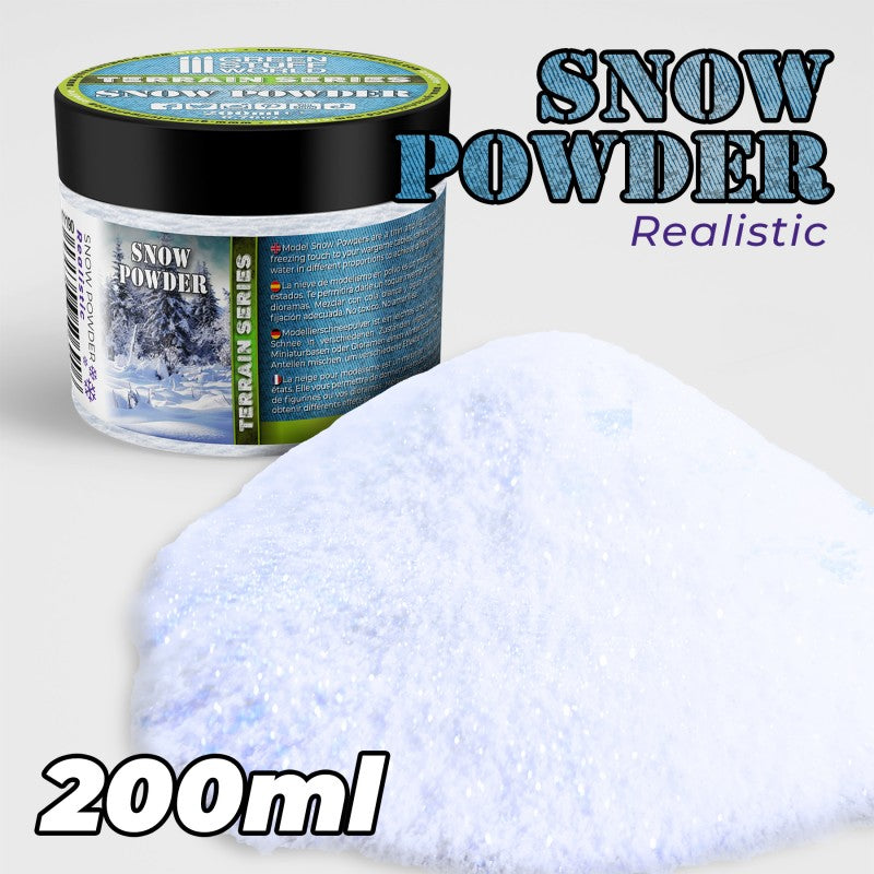 ジオラマ素材 リアルスノーパウダー 積雪用(200ml)