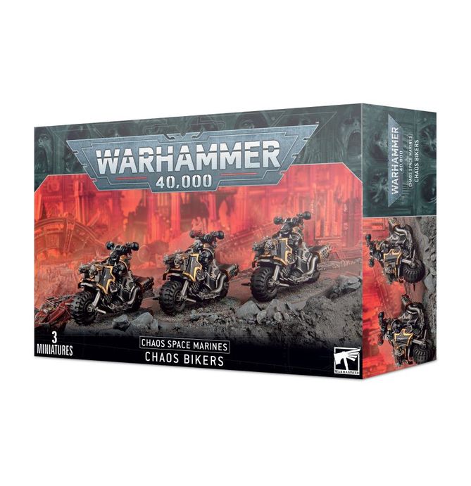 CHAOS SPACE MARINES: CHAOS BIKERS ケイオス・スペースマリーン：ケイオスバイカー