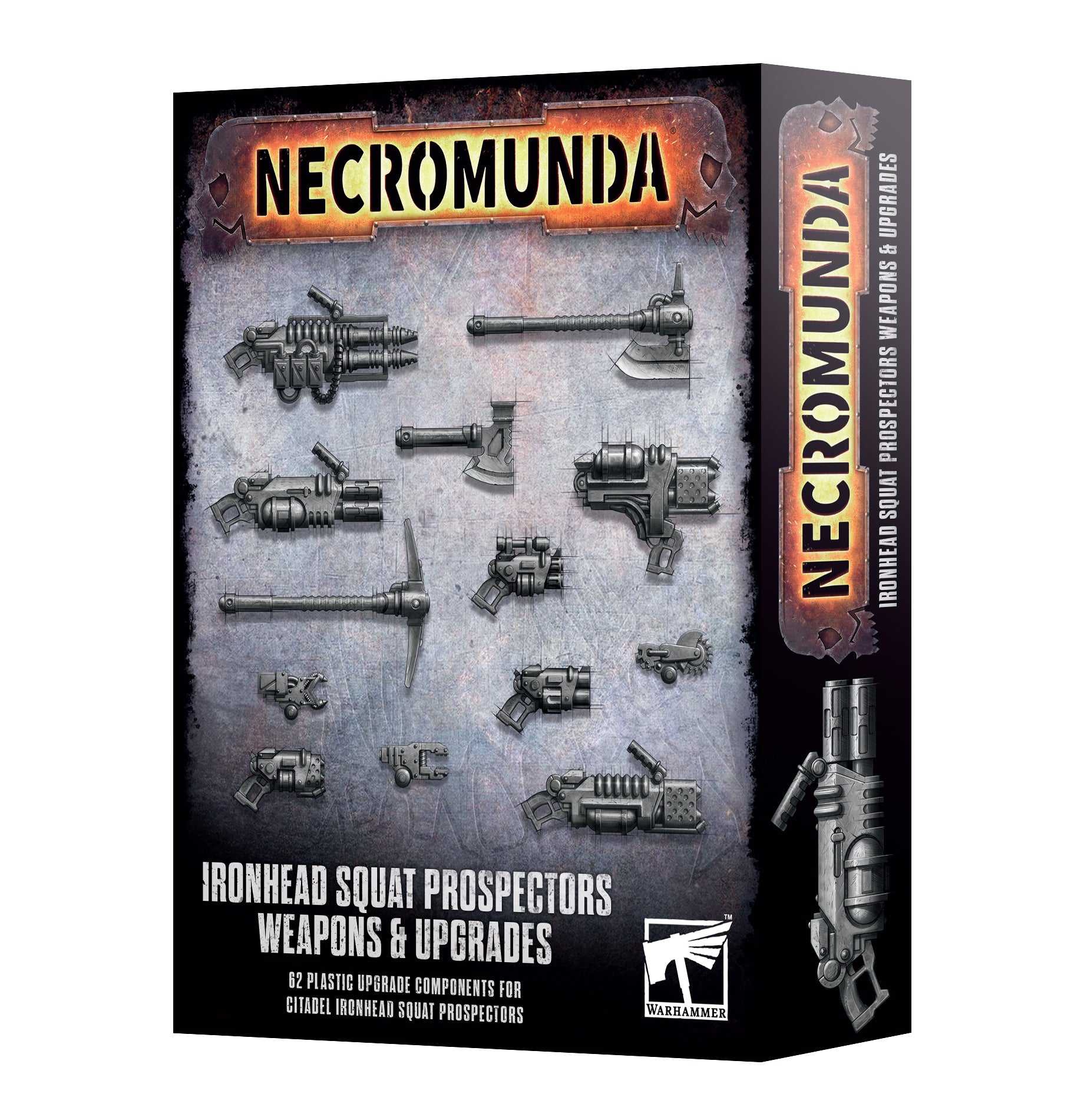 ネクロムンダ：アイアンヘッド・スカット・プロスペクター・ウェポン＆アップグレード　NECROMUNDA:SQUAT PROSPECTORS WEAPONS & UPGRADES