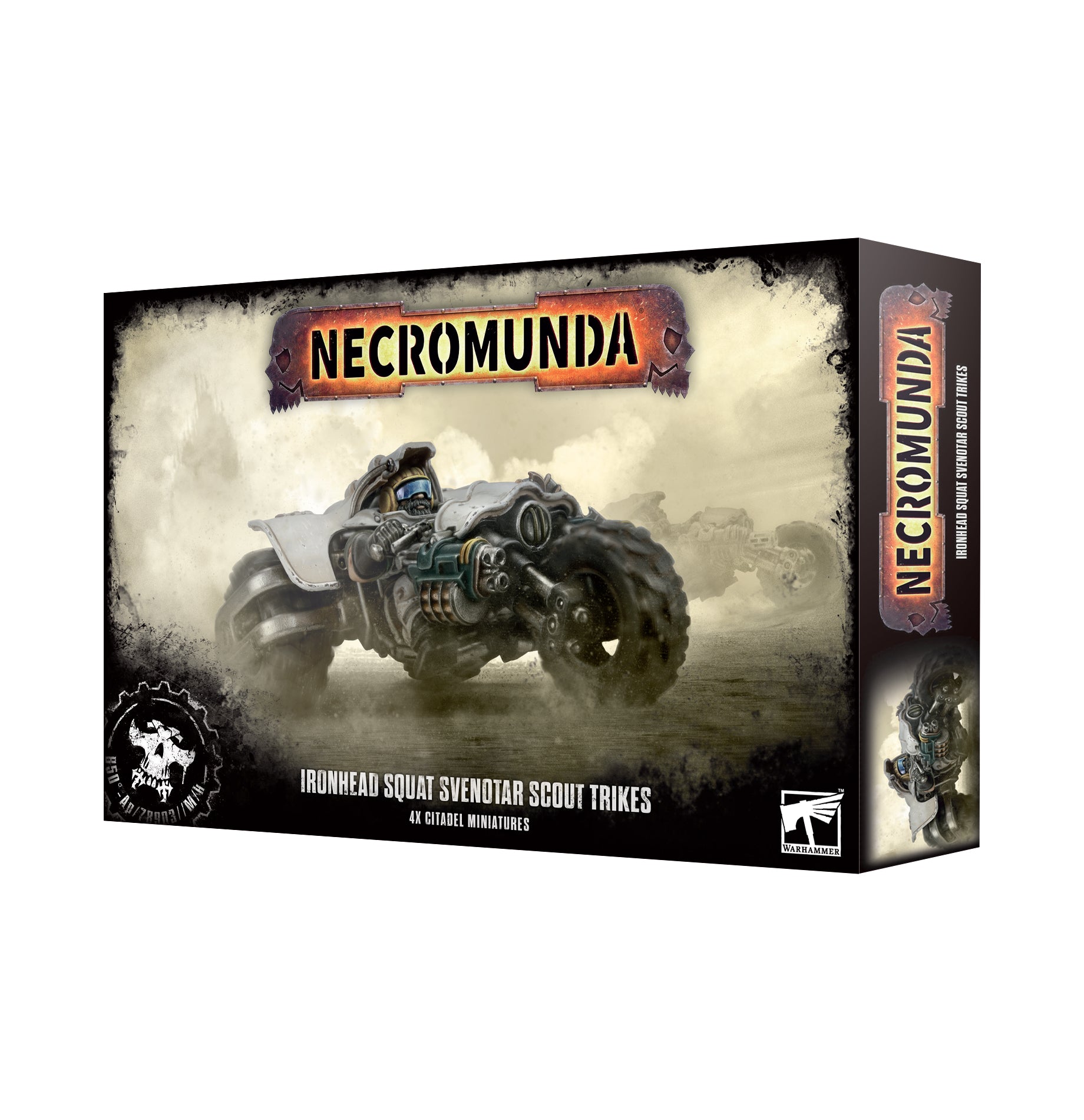 ネクロムンダ：アイアンヘッド・スカット・スヴェノタール・スカウトトライク　NECROMUNDA：IRONHEAD SQUAT SVENOTAR SCOUT TRIKES