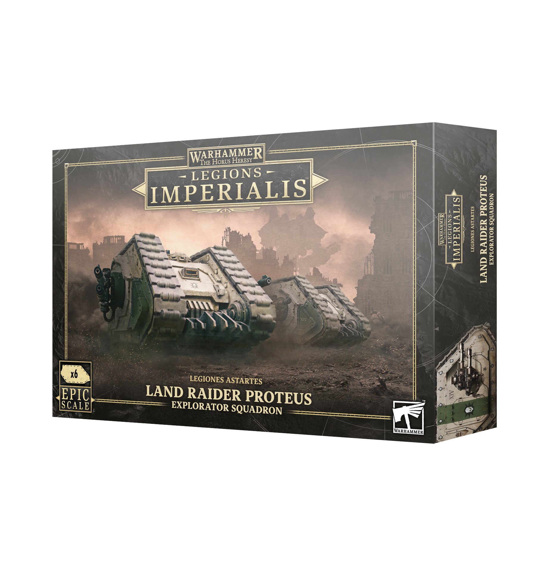 レギオンズ・インペリアリス：レギオネス・アスタルテス：ランドレイダー・プロテウス・エクスプロレイター・スカッドロン LEGIONS IMPERIALIS: LAND RAIDER PROTEUS SQUADRON