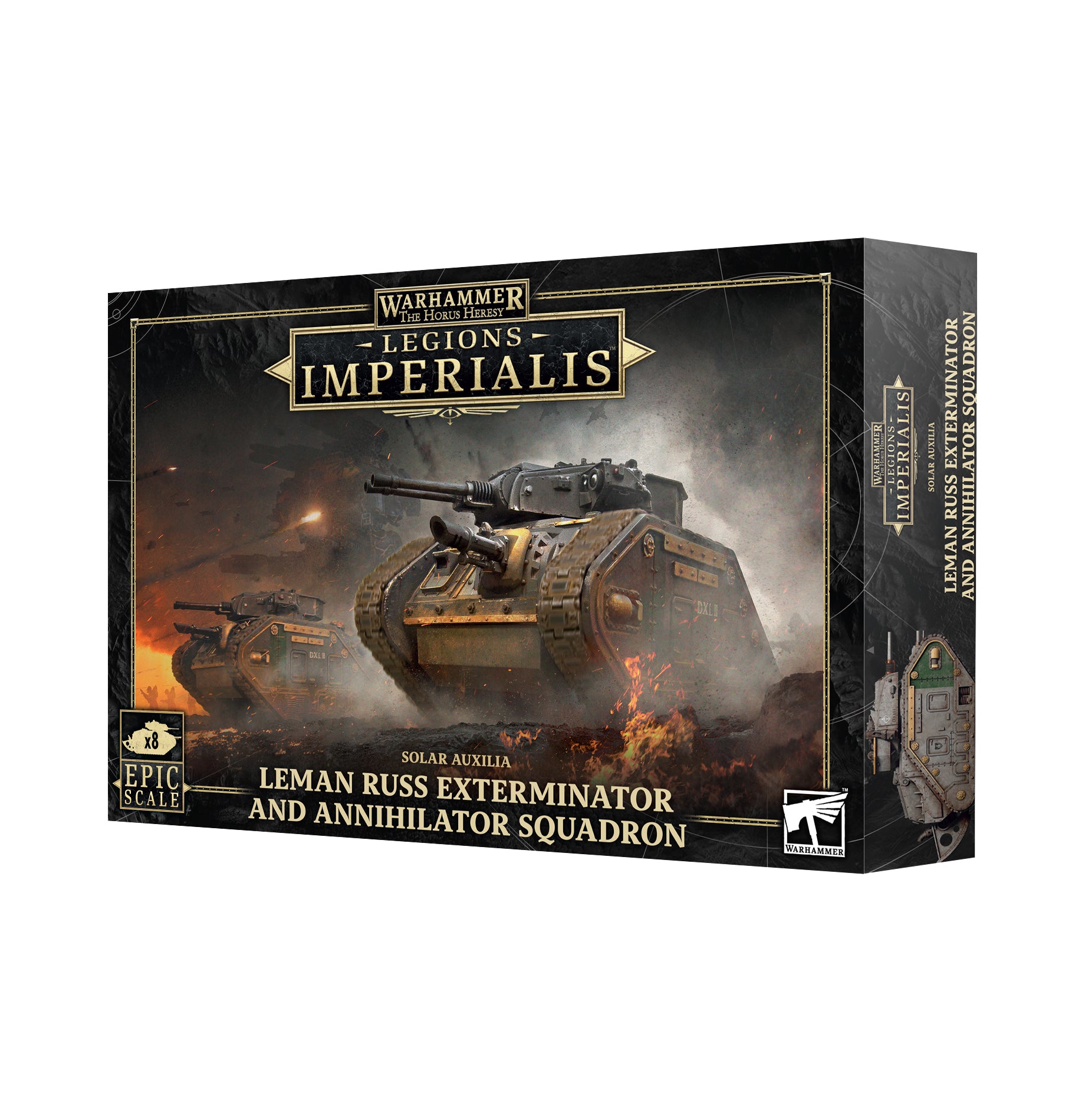 レギオンズ・インペリアリス：ソーラー・アウクシリア：レマン・ラス・エクスターミネイター＆アナイアレイター・スカッドロン　LEGIONS IMPERIALIS:　LEMAN RUSS EXTERMINATOR/ANNIHILATORS