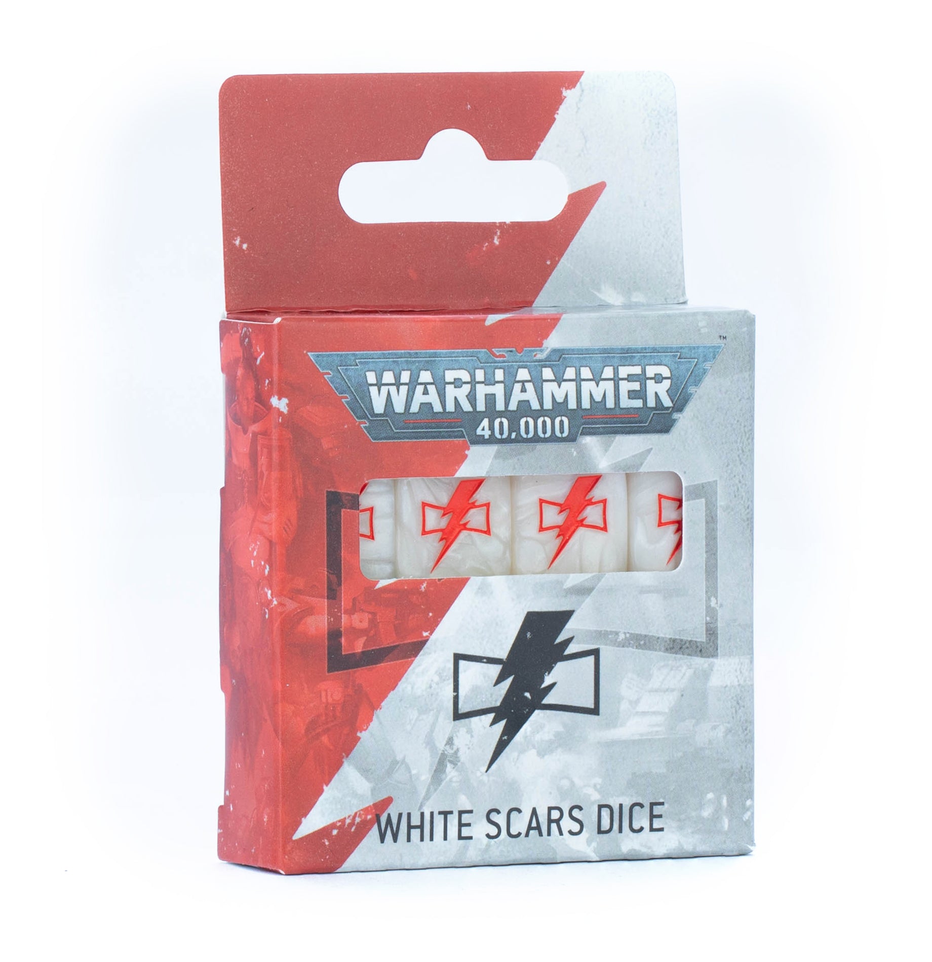 ウォーハンマー40,000：ホワイトスカー・ダイス
WARHAMMER 40000: WHITE SCARS DICE