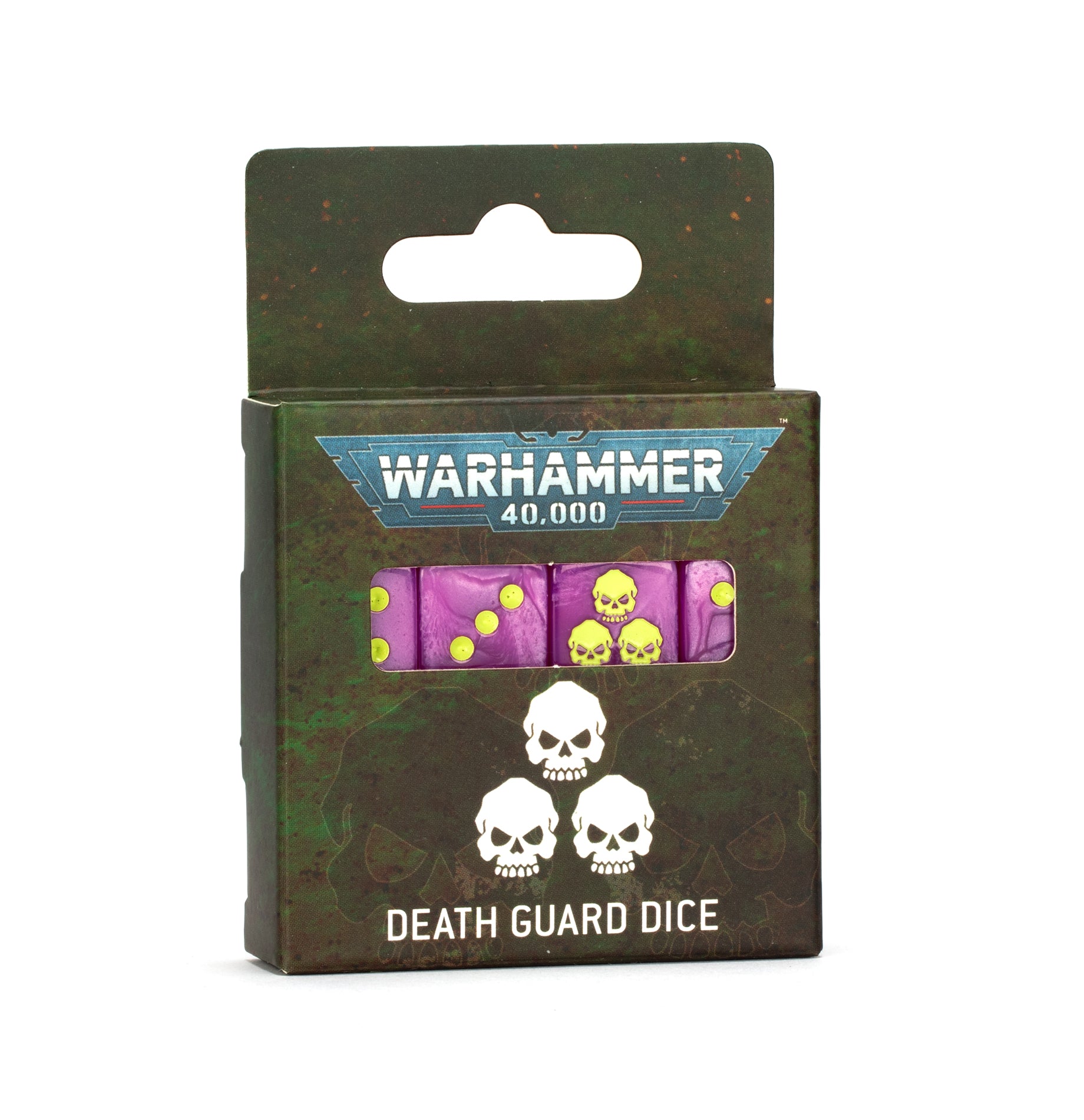 デスガード・ダイス
WARHAMMER 40000: DEATH GUARD DICE SET