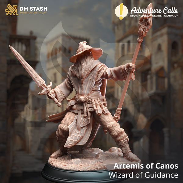 Artemis of Canos - Wizard of Guidance [Medium Sized Model - 25mm base]