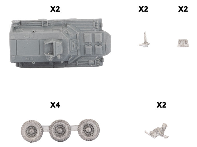 br370 Saracen Armoured Personnel Carrier (x2)