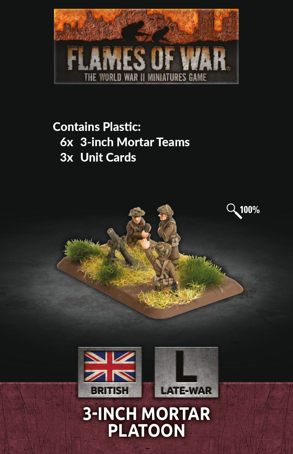 br729 3-inch Mortar Platoon (x6 Plastic)
