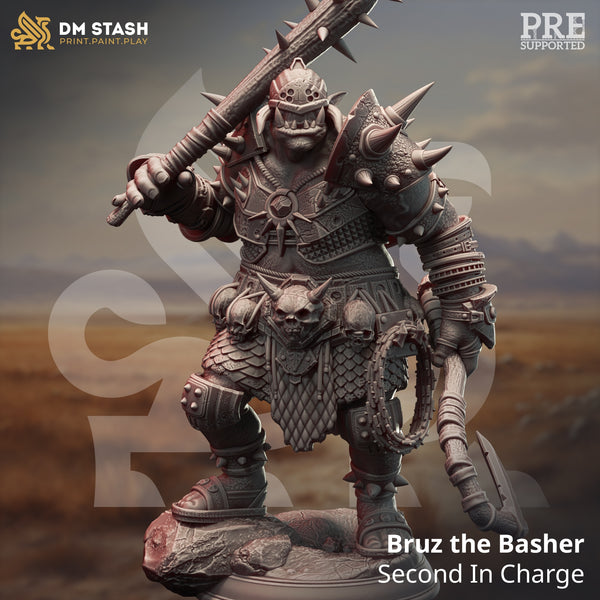 Bruz the Basher - Second in Charge [Medium Sized Model - 25mm base]