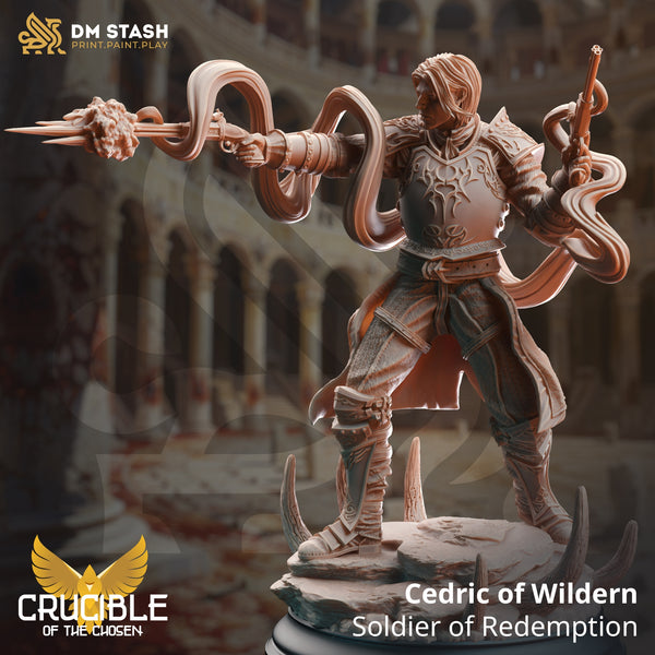 Cedric of Wildern - Soldier of Redemption [Medium Sized Model - 25mm base]