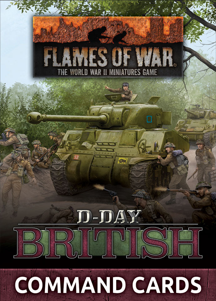 fw264c D-Day British Command Cards (47 cards)
